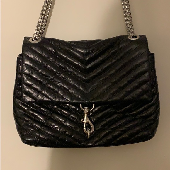 REBECCA MINKOFF EDIE CHEVRON QUILTED BAG - Picture 4 of 8